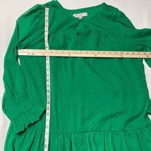 LOFT Emerald Green Textured Blouse